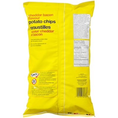 Cheddar Bacon Flavour Potato Chips