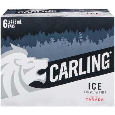 Carling Beer Ice (ID required at pick-up) 6x473.0 ml, $0.49/100ml