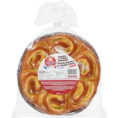 LA FOURNEE DOREE Chinois Brioche With Vanilla Cream 500 g, $1.40/100g