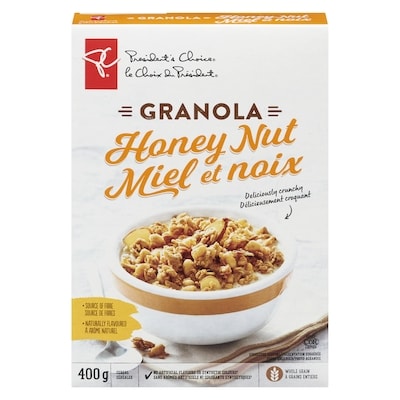 President's Choice Granola Honey Nut 400 g, $1.25/100g