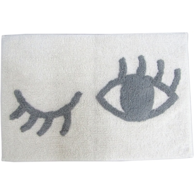 Life at Home Tapis de bain en coton, motif de clin d’œil 1 ea, 22,00 $/1ch