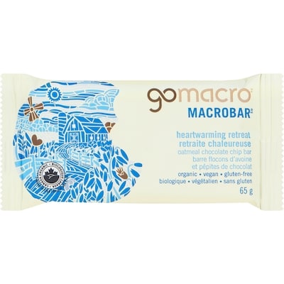 Go Macro Go Macro Oatmeal Chocolate Chip Bar 65 g, $5.37/100g