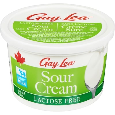 Gay Lea Lactose Free Sour Cream 450 ml, $0.73/100ml