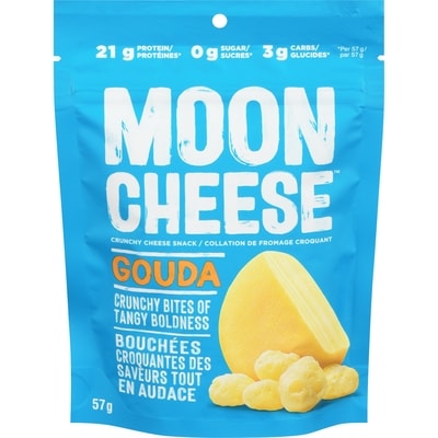 Moon Cheese Crunchy Cheese Snack Gouda 57 g, $12.26/100g