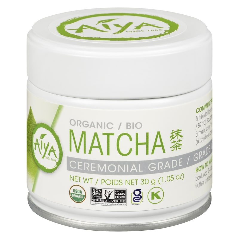 Aiya Matcha Green Tea Powder Organic Ceremonial Grade - 30 g | Zehrs