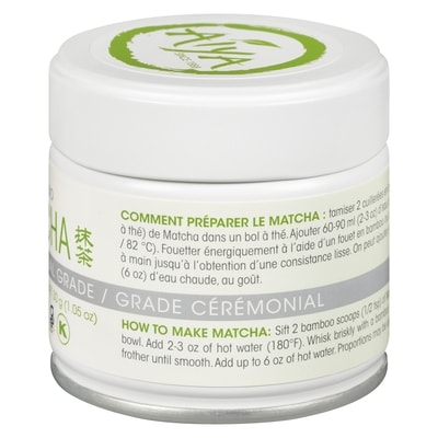 Aiya Matcha green tea powder grade cérémonial bio 30 g, 129,97 $/100g
