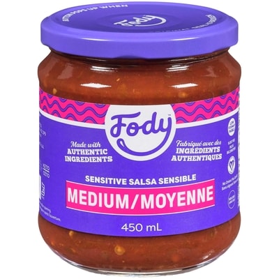 Fody Medium Salsa      454 g, $1.61/100g