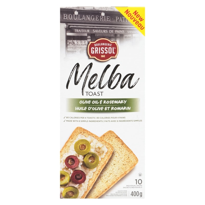Olive Oil & Rosemary Melba Toast