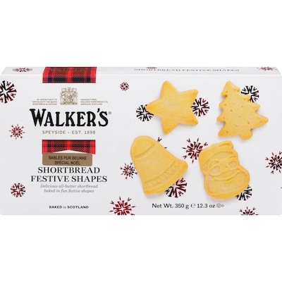 Walkers Shortbread Festive Shapes 350 g, $3.57/100g