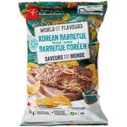 le Choix du Président Croustilles ondulées à saveur de barbecue coréen Saveurs du monde 200 g, 1,25 $/100g
