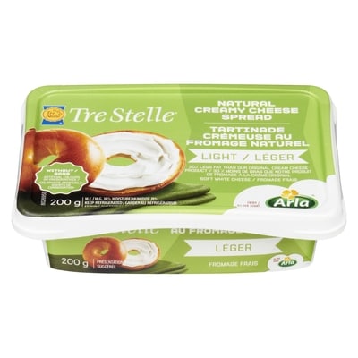 Tre Stelle Cream Cheese Light 200 g, 2,75 $/100g