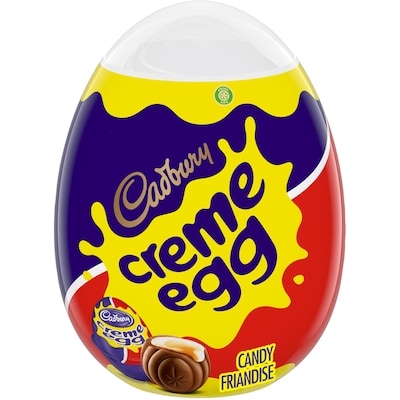 Cadbury Friandise Creme Egg de Pâques, grand format, œufs emballés individuellement 204 g, 5,39 $/100g