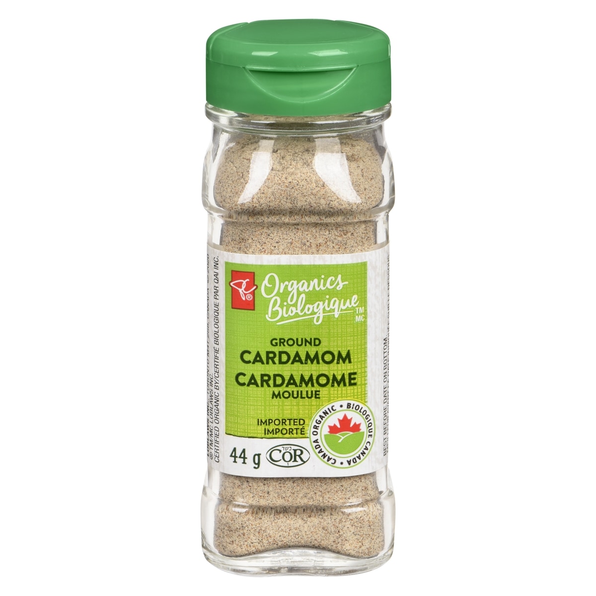 PC Organics Organic Cardamom Ground 44 g, $24.98/100g