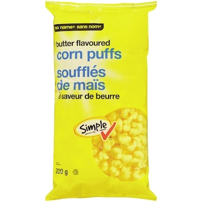 No Name Butter Flavoured Corn Puffs 200 g, $1.35/100g