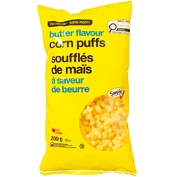 No Name Butter Flavour Corn Puffs 200 g, $1.35/100g