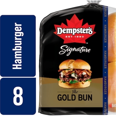 Dempster Signature The Gold Burger Buns 528 g, $0.81/100g