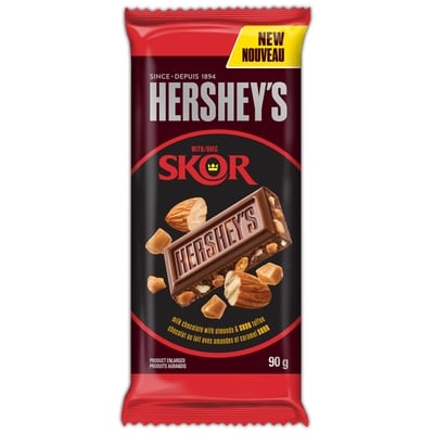 Hershey's Milk Chocolate Almond Stuffed With Bar 90 g, $4.43/100g