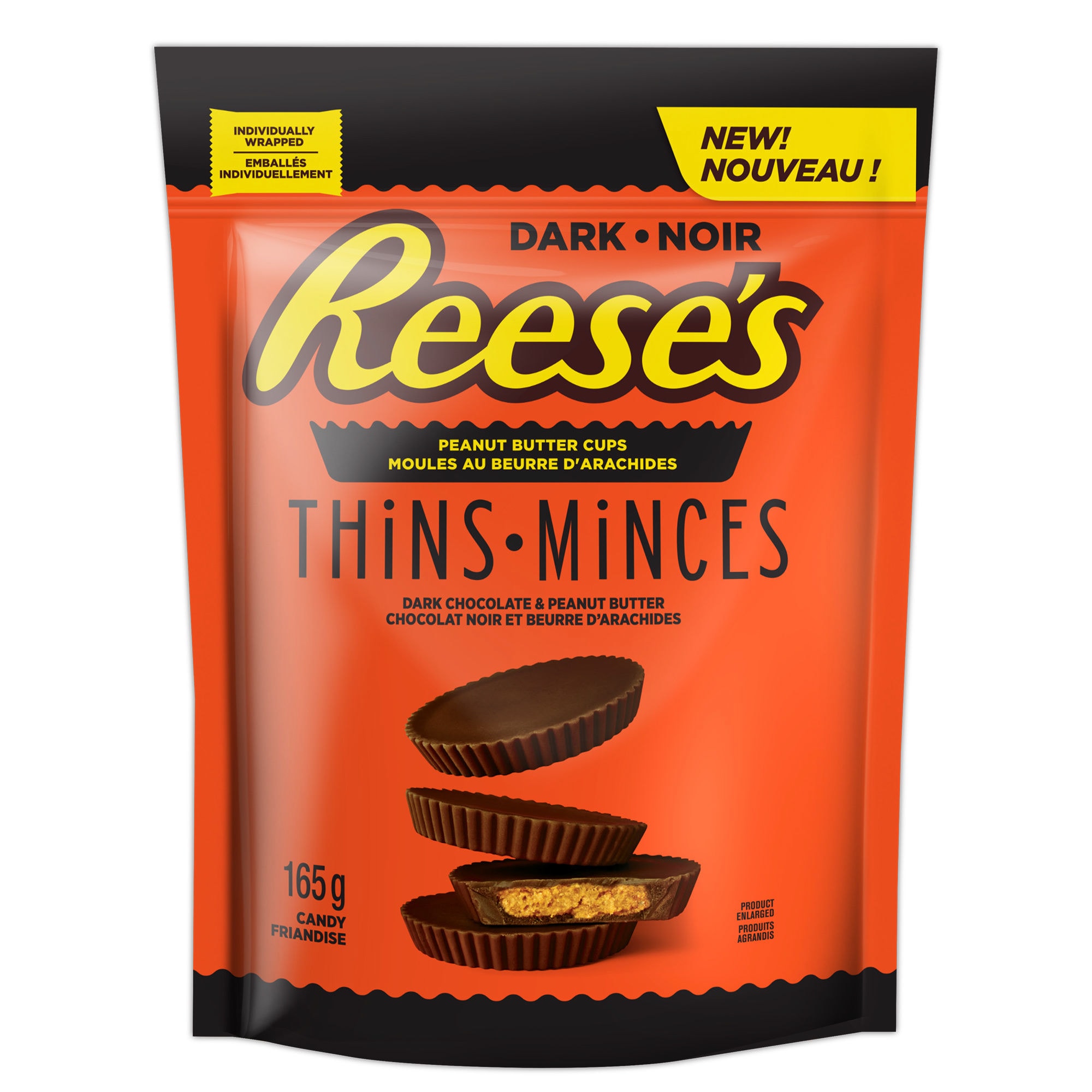 Reese’s Moules Au Beurre D’Arachides Et Chocolat Noir 165 g, 3,93 $/100g