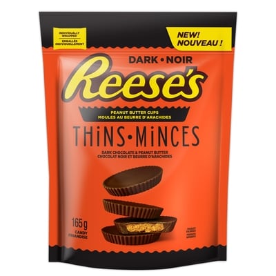 Reese’s Moules Au Beurre D’Arachides Et Chocolat Noir 165 g, 3,33 $/100g