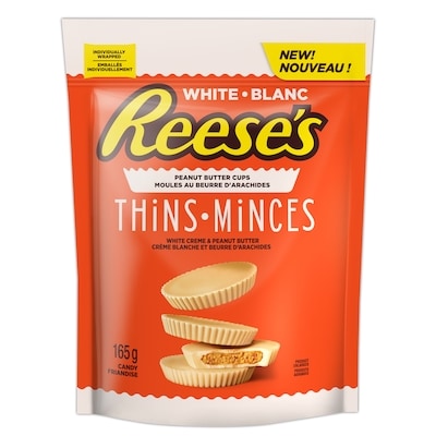 Reese's Peanut Butter Cups White Creme 165 g, $3.33/100g