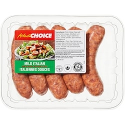 Saucisses de porc italiennes douces