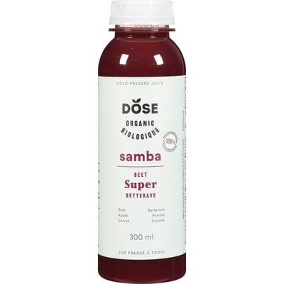 Dose Samba Cold Pressed Juice 300 ml, $2.50/100ml