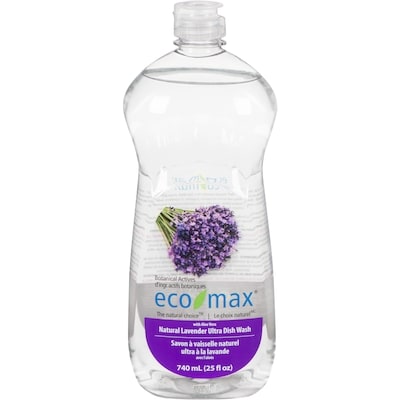 Eco-Max Lavender Dish Wash     740 ml, $0.54/100ml