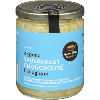 Green Table Organic Pink Salt Sauerkraut 500 ml, $2.20/100ml