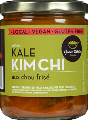 Green Table Kimchi au chou frisé Green Table 500 ml, 2,60 $/100ml