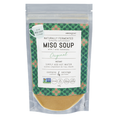 Abokichi Instant Miso Soup Original    140 g, $7.85/100g