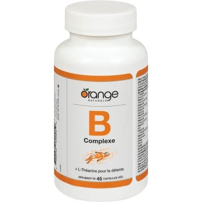 Orange Naturals Orna Complexe B L-Theanine 45 ea, 0,42 $/1ch