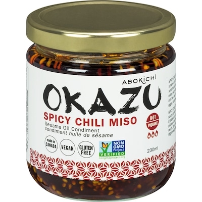 Abokichi Okazu Spicy Chili Miso 230 ml, $6.95/100ml