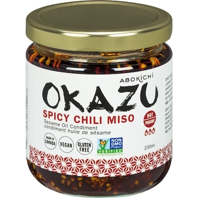 Abokichi Miso au chili piquant Okazu 230 ml, 6,52 $/100ml