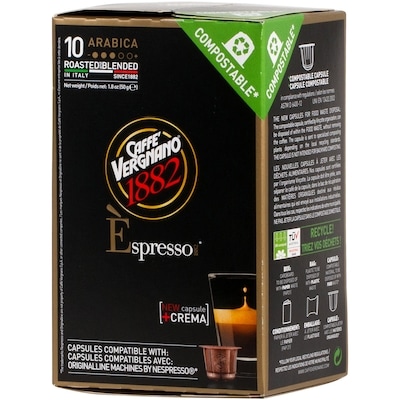 Caffe Vergnano Arabica Espresso Capsules 50 g, $15.58/100g