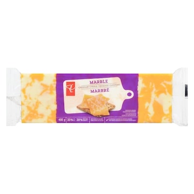 Fromage cheddar marbré