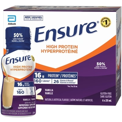Ensure High Protein Ready-to-Drink Nutritional Supplement, Vanilla 235 ml, $7.23/100ml