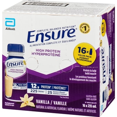 Hyperprotéiné substitut de repas vanille format économique