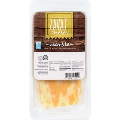 Zavat Chalav Kosher Marble Cheese Slice 150 g, $5.00/100g