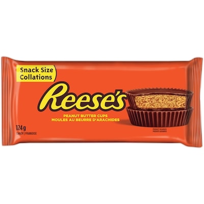Reese’s MOULES AU BEURRE D’ARACHIDES  format collation 124 g, 2,81 $/100g