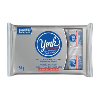 Hershey's York Dark Chocolate Peppermint Patties 136 g, $2.42/100g