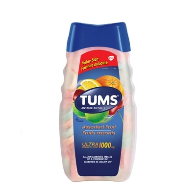 Tums TUMS US FRUITS ASSORTIS 160 ea, 0,07 $/1ch