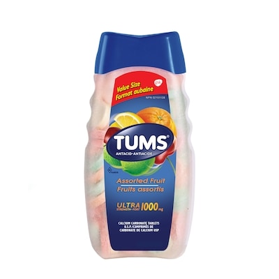 Tums Ultra-Fort (Comprimés) (Fruits Assortis) 160 ea, 0,07 $/1ch