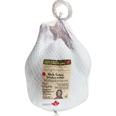 President's Choice Free from Butter Infused Turkey  5-7 Kg, Frozen 1 ea, $40.00/1ea