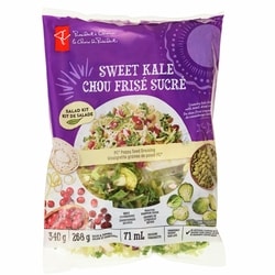 le Choix du Président Kit de salade chou frisé sucré 340 g, 2,06 $/100g