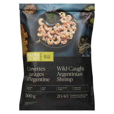 Marina Wild Caught Argentinian Shrimp 300 g, $2.50/100g