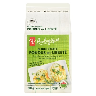 PC Biologique Pc Bio Blanc Oeuf Liberte 500 g, 1,60 $/100g