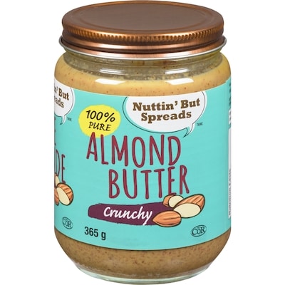null Spreads Almond Butter Crunchy 365 g 365 g, $2.74/100g