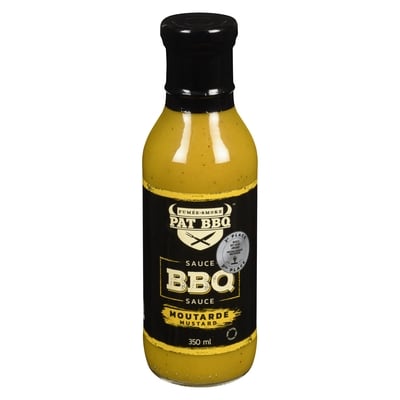 Pat BBQ Moutarde Sauce Bbq 350 ml, 2,57 $/100ml