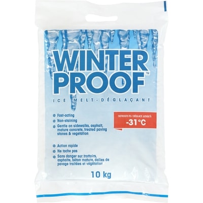 null Ice Melt  10 kg, $0.13/100g