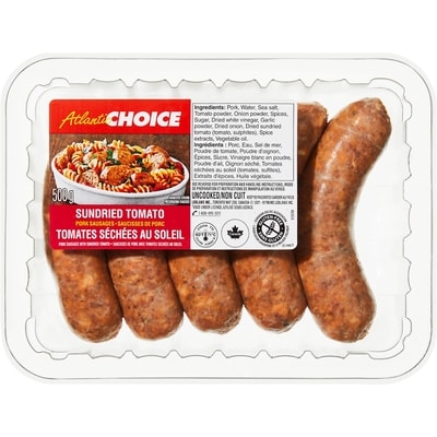 null Sundried Tomato Pork Sausages 500 g, $1.40/100g